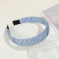 Gifty - Polka Dot Pleated Fabric Wide Edge Headband