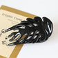 Beau - Simple Plastic Leaf Shape Hair Clip