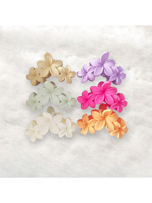 Beau - Five Petal Modern Minimalist Flower Claw Clip