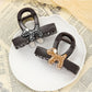 Beau - Vintage Medium Puppy Print Claw Clip