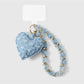 Keypus - Y2K Heart Chain Detail Polyester Keychain