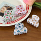 Beau - Sweet Floral Print Acetate Claw Clip