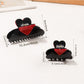 Beau - Valentine's Day Half Moon Hair Claw Clip