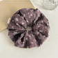 Gifty - Ruffled Polyester Fabric Scrunchie