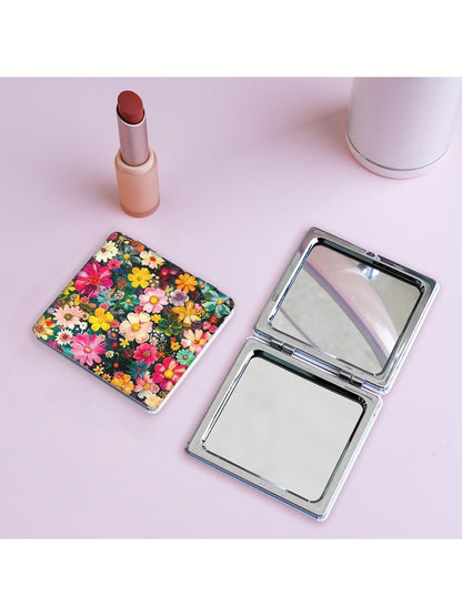 Mirroray - Elegant Floral Pattern Makeup Mirror