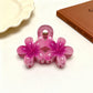 Beau - Sweet Floral Double Bloom Hair Claw Clip