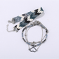 Detailed view of Lovra boho stackable beaded bracelets showing bead texture and design