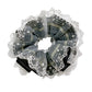 Gifty - Lace Trim Checkered Scrunchie for Women