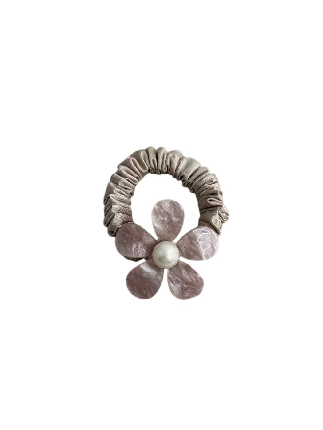 Gifty - Flower Scrunchie with Floral Accent