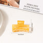 Beau - Minimalist Square Openwork Hair Claw Clip
