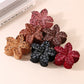 Beau - Chic Polka Dot Flower Hair Claw Clip