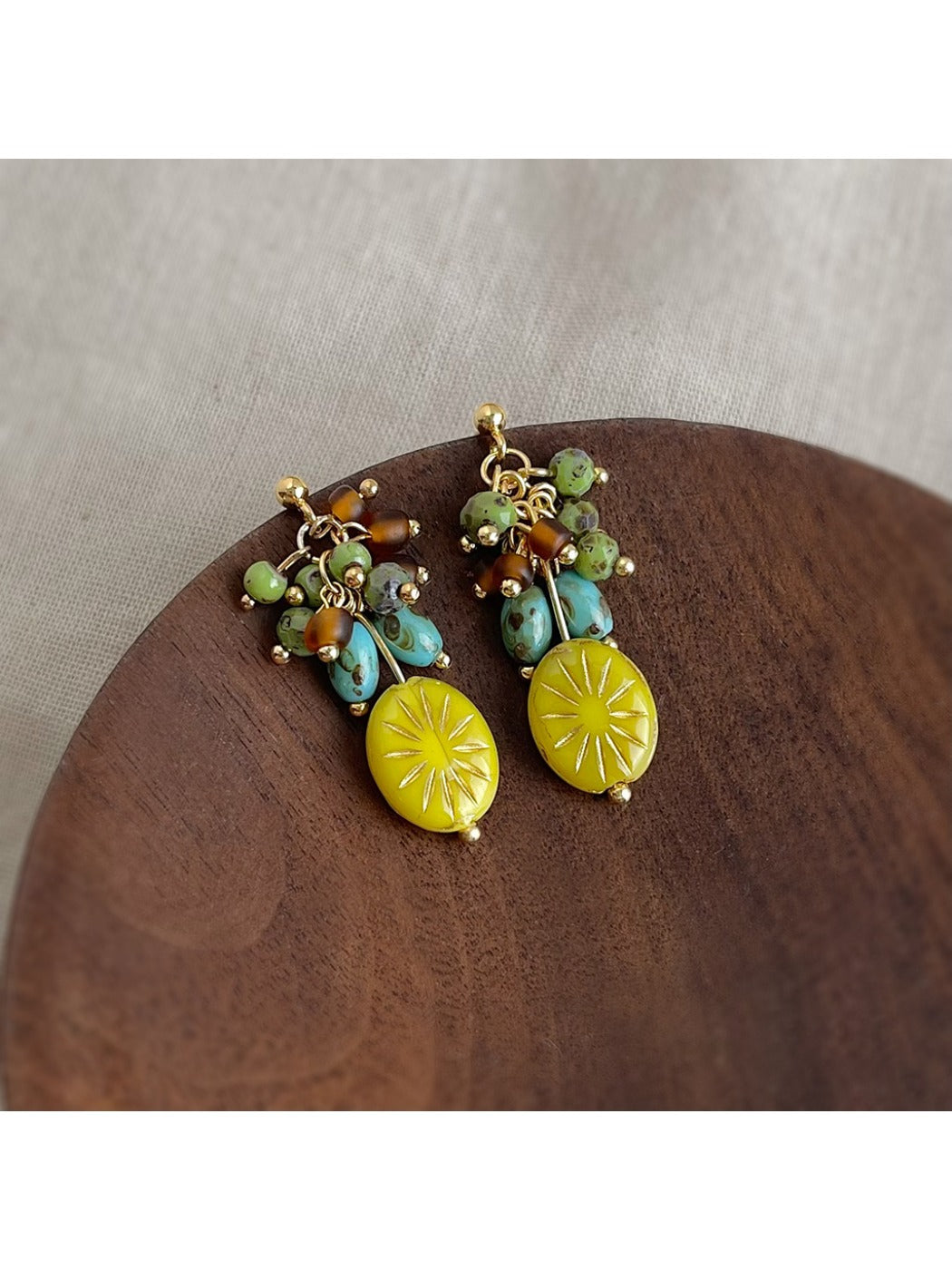 Earedge - Spring Summer Colorful Dangling Earrings