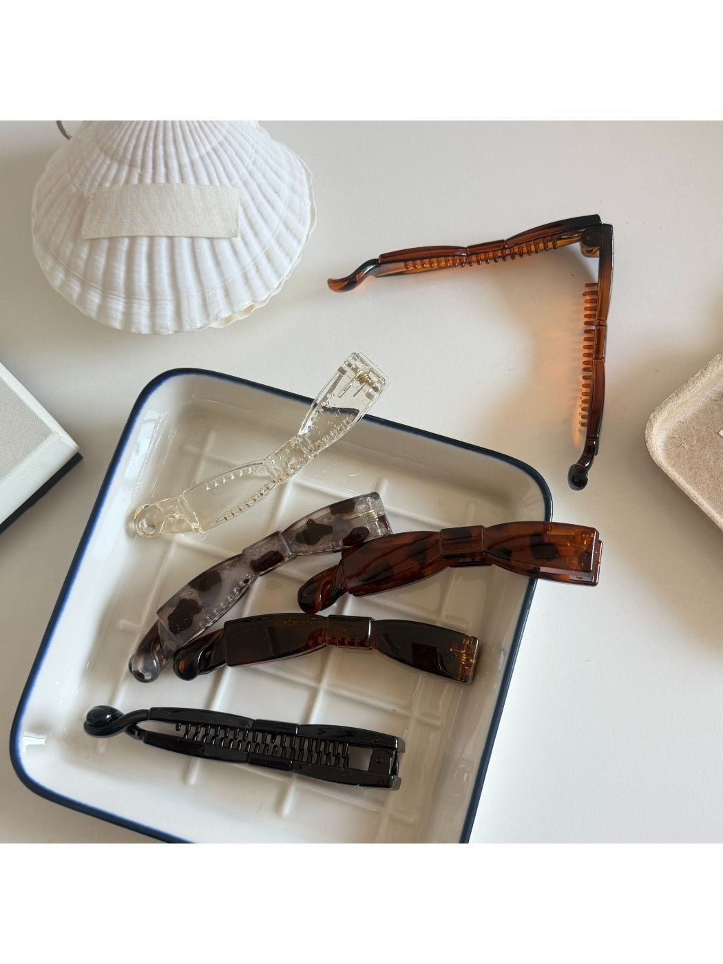 Beau - Elegant Bow Bar-Shaped Hair Clip