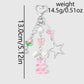 Keypus - Cute Cartoon Bow and Bear Keychain