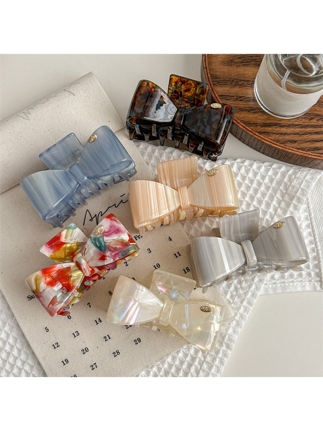 Beau - Butterfly Bow Acetate Hair Claw Clip
