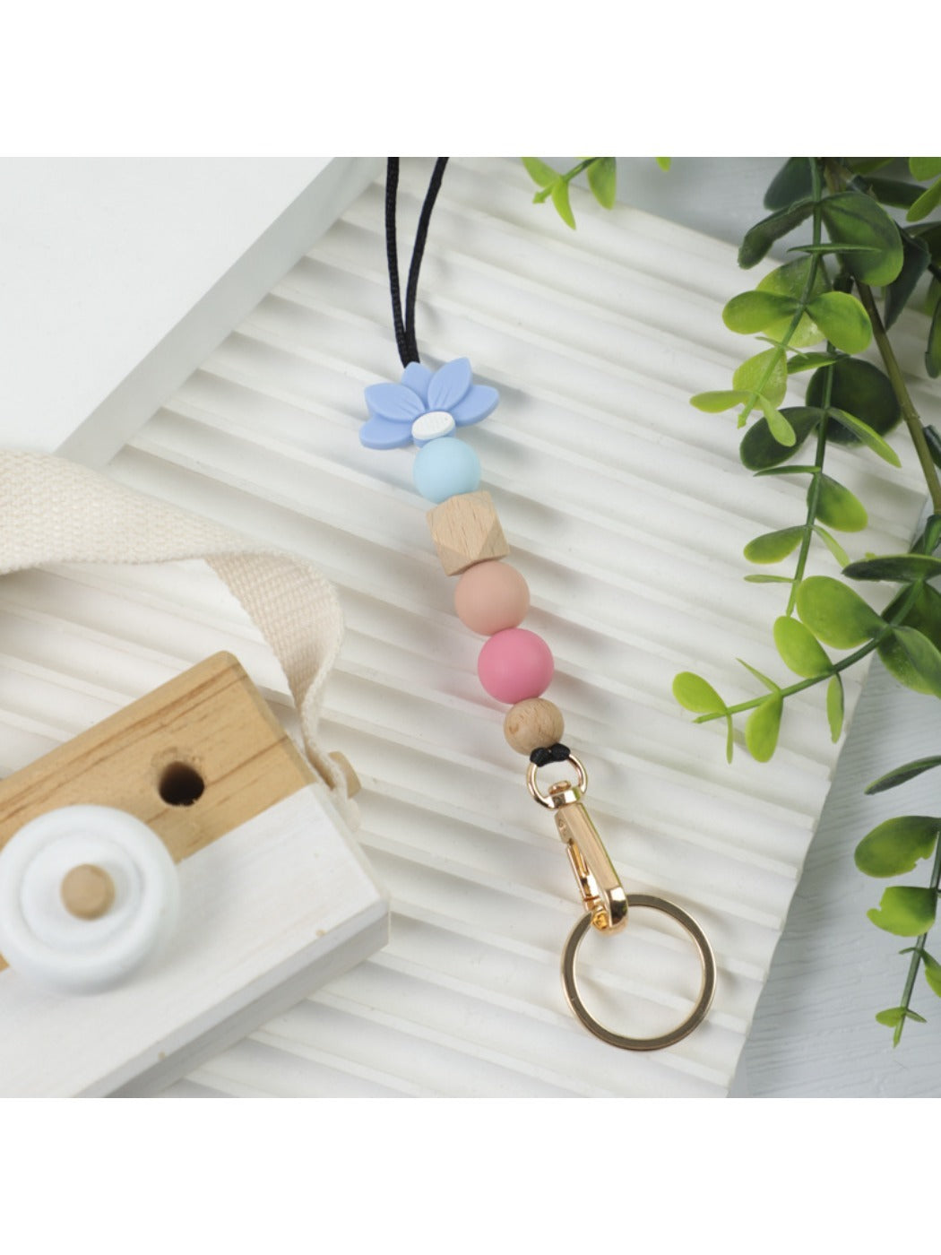 Keypus - Beautiful Lotus Pattern Silicone Keychain