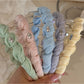 Gifty - Textured Toothed Curved Wrapped Headband