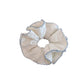 Gifty - Double Layer White Ruffle Edge Scrunchie
