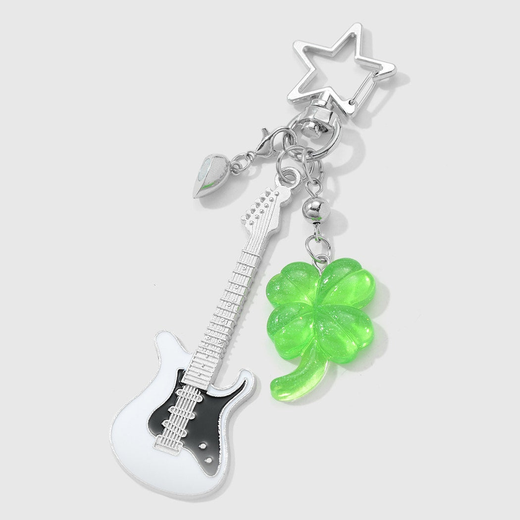 Keypus - Simple Style Guitar Note Keychain Set