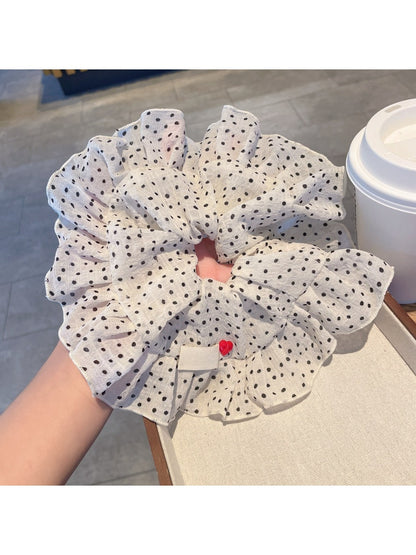 Gifty - Sweet Polka Dot Voluminous Scrunchie