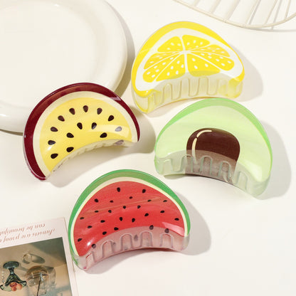 Beau - Cute Fruit Pattern Hair Claw Clip