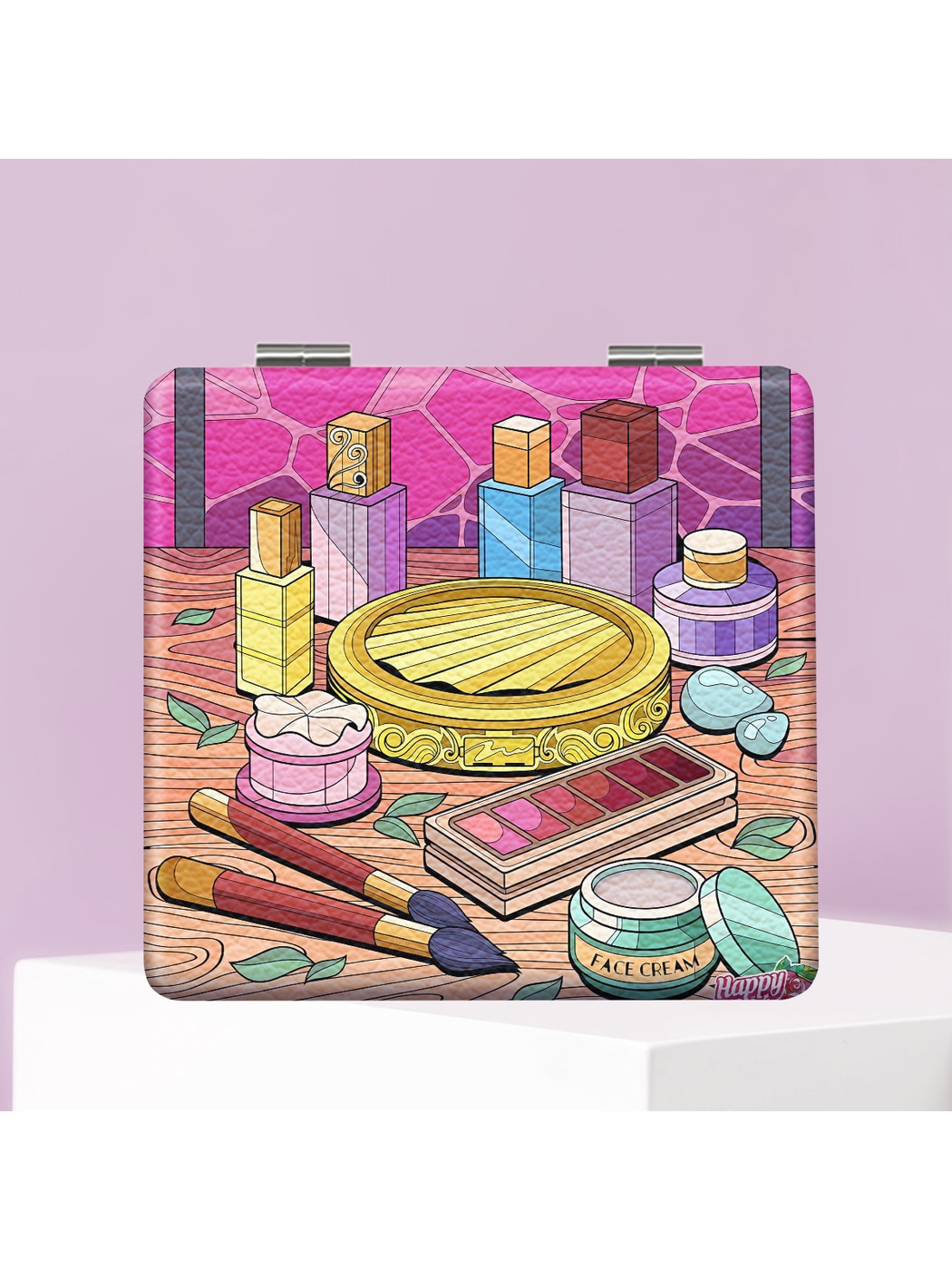 Mirroray - Cartoon Style Portable Folding Makeup Mirror
