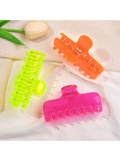 Beau - Glossy Geometric PC Hair Styling Claw Clip