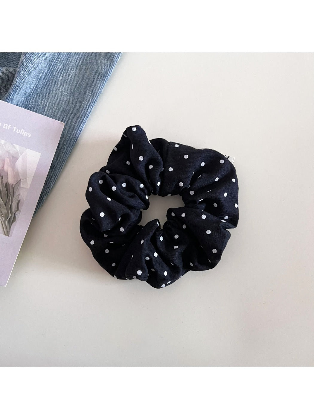 Gifty - Versatile Polka-Dotted Spiral-Shaped Hair Tie
