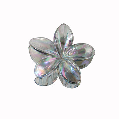 Beau - Plastic Flower Petal Lacquer Finish Claw Clip