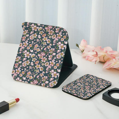 Mirroray - Floral Print Folding Desktop Makeup Mirror