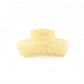 Beau - Checker Pattern Acetate Fiber Claw Clip