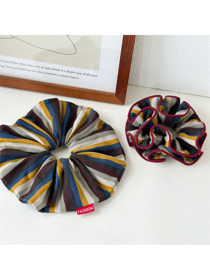Gifty - Brown Striped Hair Ties