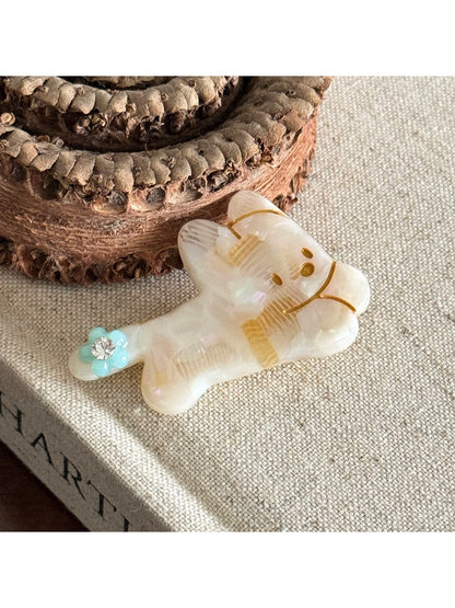 Beau - Cute Dog-shaped Hairpin Made of Acetate