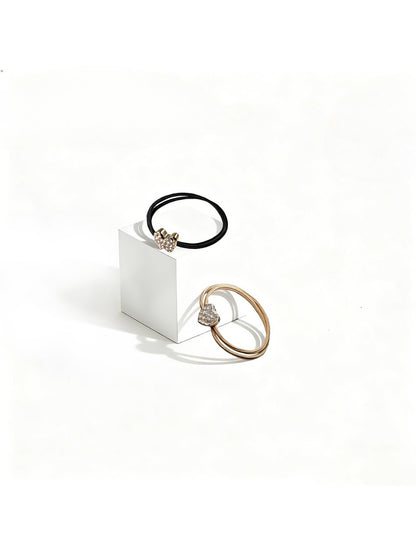 Gifty - Shiny Heart-Shaped Hair Tie