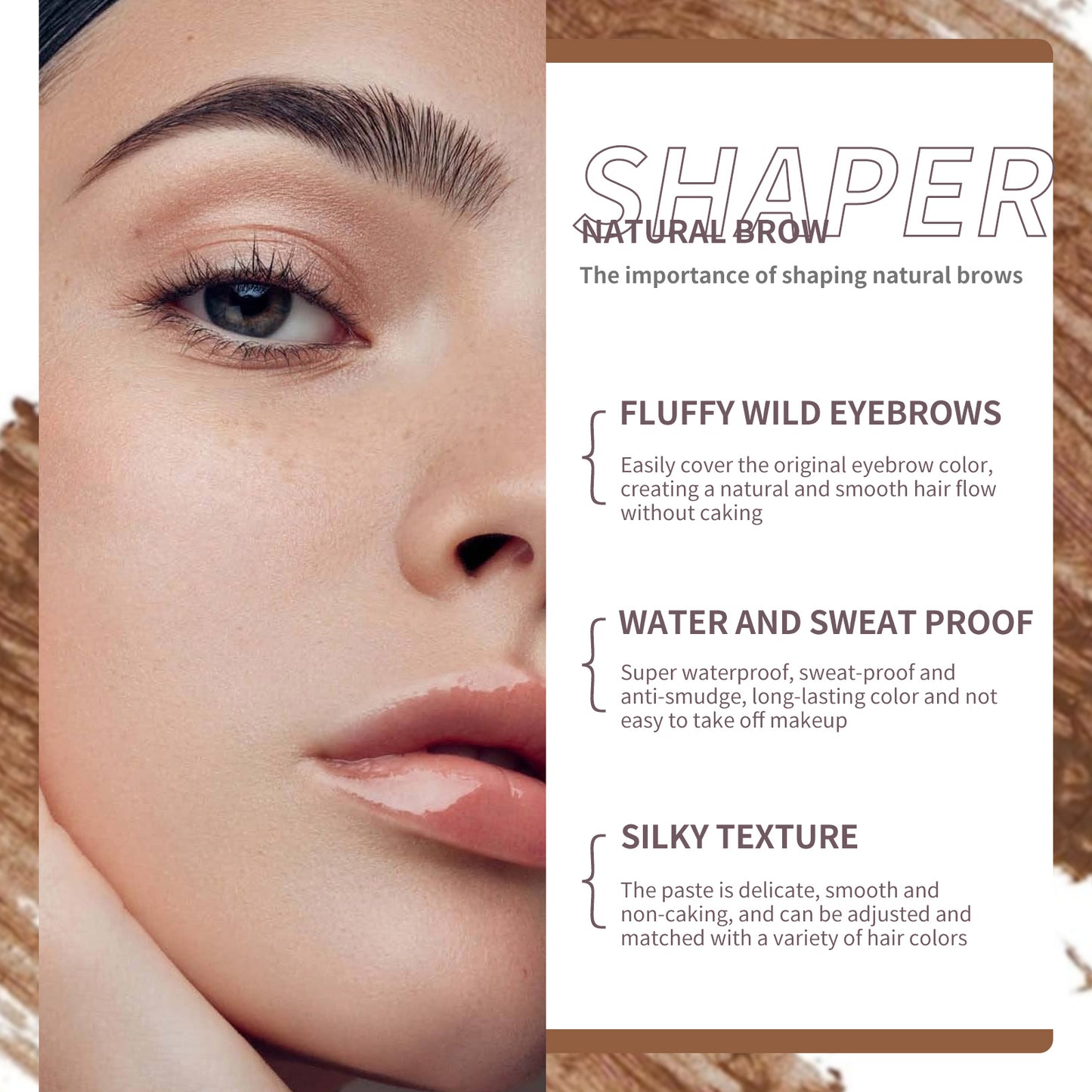 Natural Brow Shaper Waterproof and Silky