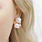 Earedge - Sophisticated Designer Resin Stud Earrings
