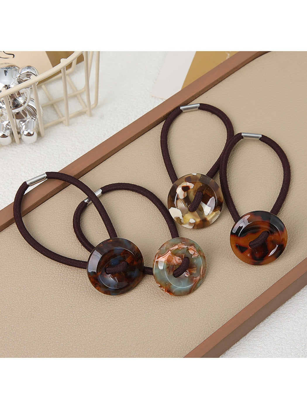 Gifty - Ink Wash Dyed Round Hair Tie