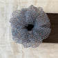 Gifty - Printed Polyester Mesh Ruffled Scrunchie