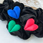 Gifty - Velvet Heart Hair Scrunchie