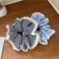 Gifty - Plaid Lace Edge Hair Loop