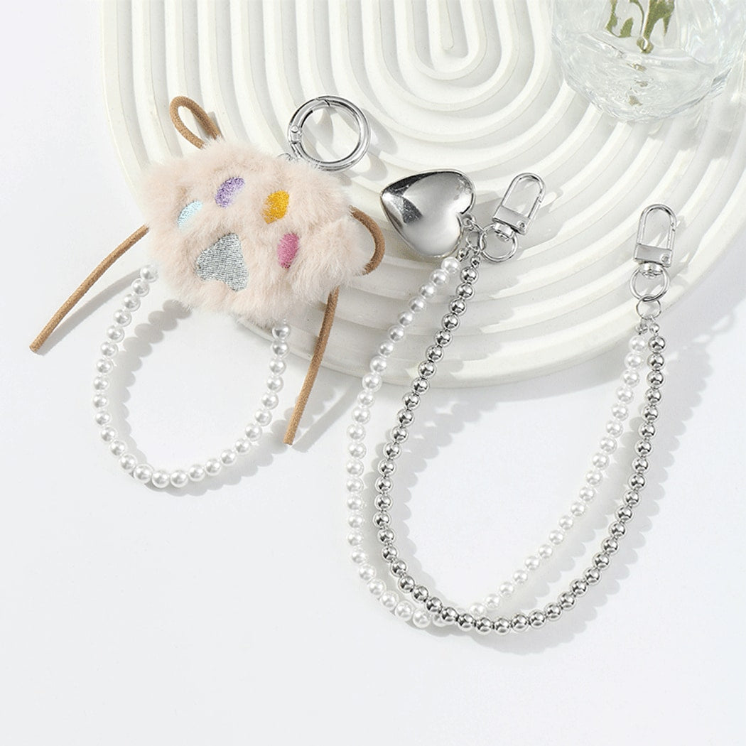 Keypus - Cute Plush Cat Paw Design Keychain
