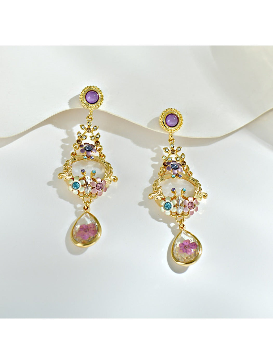 Earedge - Elegant Teardrop Drop Earrings
