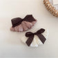 Beau - Polyester Alloy Ballet Bow Decorative French Barrette