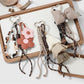 Keypus - Retro Bow Tassel Flower Keychain Bag Charm