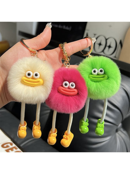 Keypus - Long Legs Small Furball Keychain