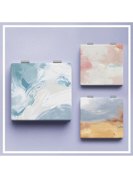 Mirroray - Oil Painting Style Square Makeup Mirror