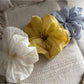 Gifty - Solid Color Polyester Fabric Scrunchie
