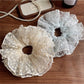 Gifty - Lace Hollow Floral Scrunchie