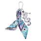 Keypus - Y2K Scarf Music Note Charm Alloy Keychain