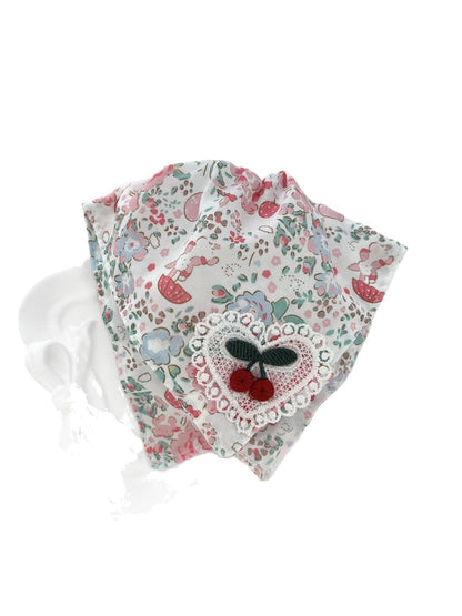 Gifty - French Bow Hair Tie Floral Lace Elastic Headband